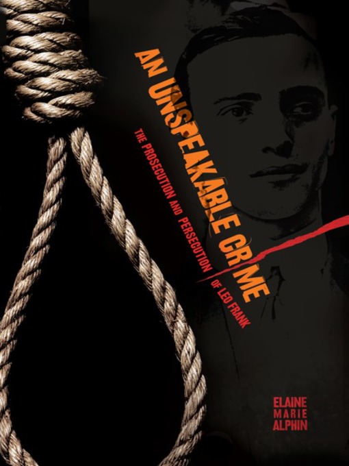 Title details for An Unspeakable Crime by Elaine Marie Alphin - Available